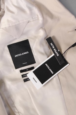 Ανδρικό κοστούμι Jack & Jones, Μέγεθος XL, Χρώμα  Μπέζ, Τιμή 136,60 €