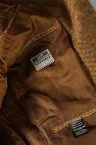 Ανδρικό κοστούμι Via Cortesa, Μέγεθος L, Χρώμα  Μπέζ, Τιμή 48,43 €