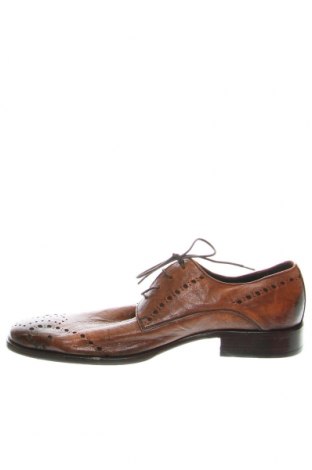 Мъжки обувки Lorenzi, Размер 43, Цвят Кафяв, Цена 126,35 лв.