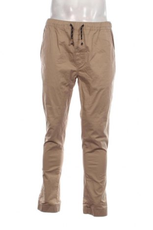 Pantaloni de bărbați ! Solid, Mărime L, Culoare Bej, Preț 60,69 Lei