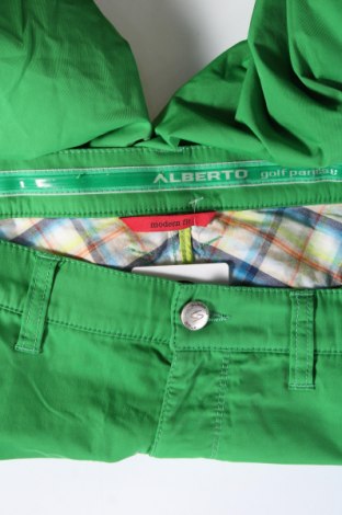 Ανδρικό παντελόνι Alberto, Μέγεθος M, Χρώμα Πράσινο, Τιμή 32,32 €