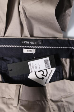 Pantaloni de bărbați Antony Morato, Mărime XL, Culoare Bej, Preț 253,29 Lei