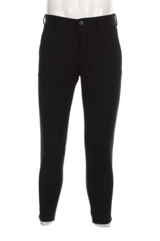 Pantaloni de bărbați Bershka, Mărime M, Culoare Negru, Preț 28,62 Lei
