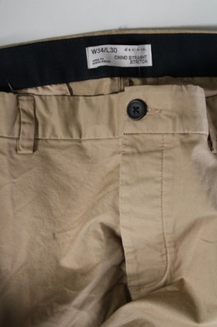 Ανδρικό παντελόνι Denim Co., Μέγεθος L, Χρώμα  Μπέζ, Τιμή 17,94 €