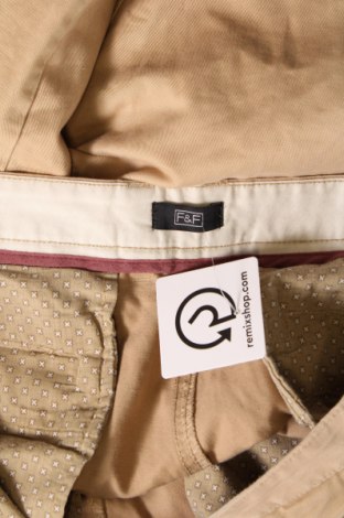 Ανδρικό παντελόνι F&F, Μέγεθος L, Χρώμα  Μπέζ, Τιμή 9,30 €