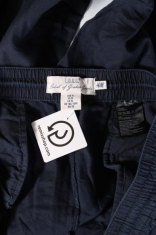 Pantaloni de bărbați H&M L.O.G.G., Mărime XL, Culoare Albastru, Preț 42,93 Lei