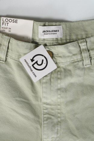 Pánske nohavice  Jack & Jones, Veľkosť L, Farba Zelená, Cena  25,52 €