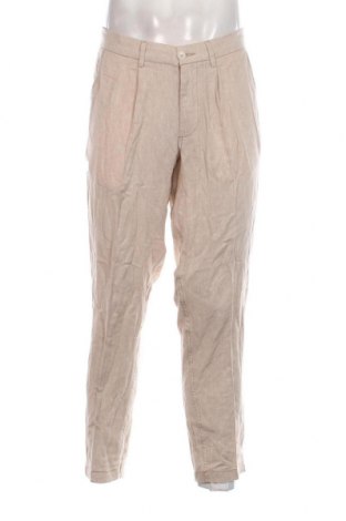 Ανδρικό παντελόνι Jack & Jones, Μέγεθος L, Χρώμα  Μπέζ, Τιμή 22,96 €