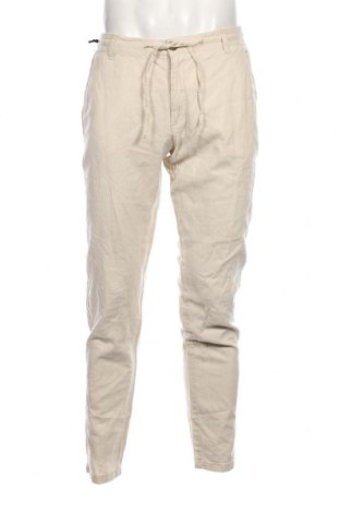Pantaloni de bărbați Lindbergh, Mărime L, Culoare Ecru, Preț 253,29 Lei