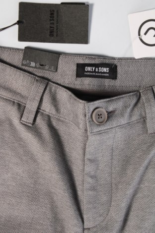 Pantaloni de bărbați Only & Sons, Mărime S, Culoare Gri, Preț 63,99 Lei