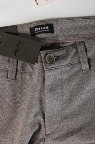 Pantaloni de bărbați Only & Sons, Mărime M, Culoare Gri, Preț 60,53 Lei