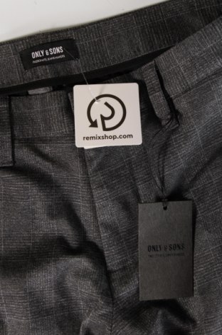 Pantaloni de bărbați Only & Sons, Mărime S, Culoare Gri, Preț 54,48 Lei