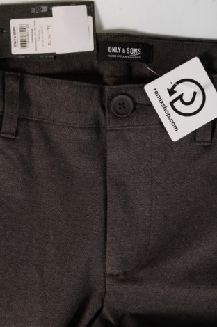 Pantaloni de bărbați Only & Sons, Mărime L, Culoare Gri, Preț 60,53 Lei