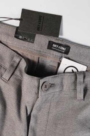 Herrenhose Only & Sons, Größe L, Farbe Grau, Preis € 8,54