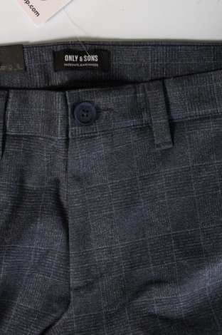 Pantaloni de bărbați Only & Sons, Mărime S, Culoare Albastru, Preț 60,53 Lei