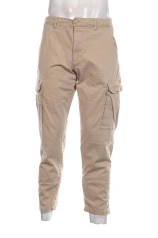 Pantaloni de bărbați Pull&Bear, Mărime M, Culoare Bej, Preț 80,20 Lei