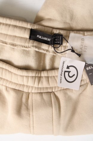 Pantaloni de bărbați Pull&Bear, Mărime L, Culoare Ecru, Preț 104,41 Lei