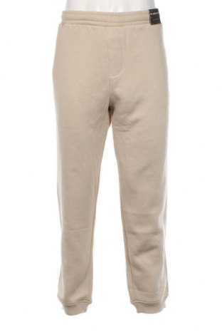 Pantaloni de bărbați Pull&Bear, Mărime L, Culoare Ecru, Preț 96,84 Lei