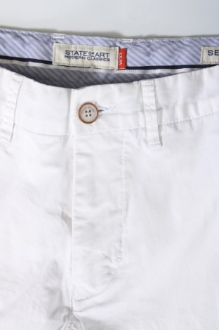 Мъжки панталон State Of Art, Размер S, Цвят Бял, Цена 62,00 лв.