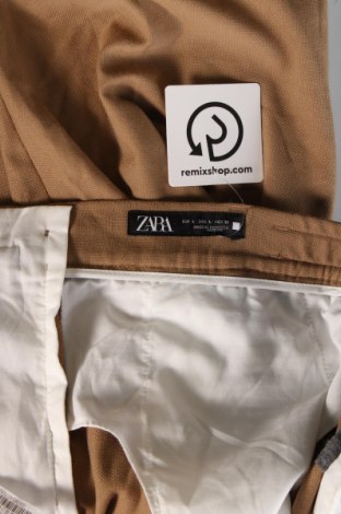 Мъжки панталон Zara, Размер L, Цвят Бежов, Цена 10,80 лв.