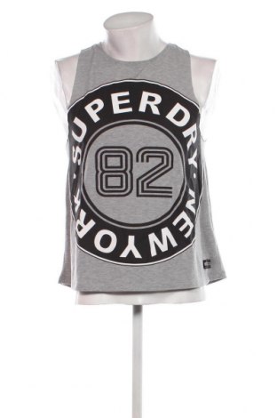 Herren Tanktop Superdry, Größe M, Farbe Grau, Preis € 7,83