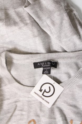 Ανδρικό πουλόβερ Amisu, Μέγεθος M, Χρώμα Γκρί, Τιμή 9,15 €