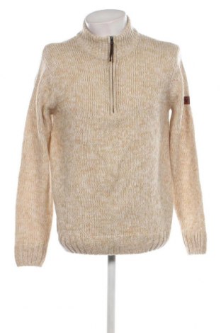 Мъжки пуловер Atlas For Men, Размер M, Цвят Бежов, Цена 16,53 лв.