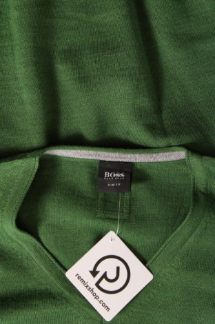 Pulover de bărbați BOSS, Mărime M, Culoare Verde, Preț 265,89 Lei