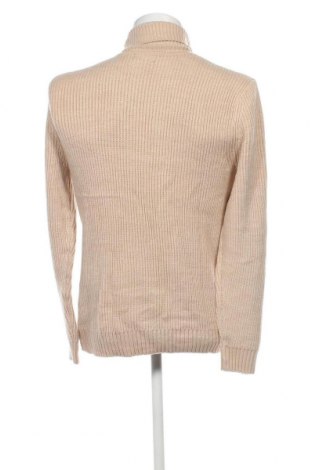 Herrenpullover Bershka, Größe M, Farbe Ecru, Preis 11,50 €