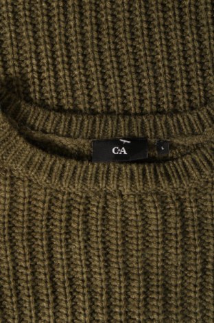 Мъжки пуловер C&A, Размер L, Цвят Зелен, Цена 17,98 лв.