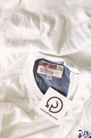Pánsky sveter  Camp David, Veľkosť L, Farba Biela, Cena  31,71 €