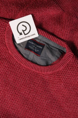 Męski sweter Casa Moda, Rozmiar L, Kolor Czerwony, Cena 188,39 zł