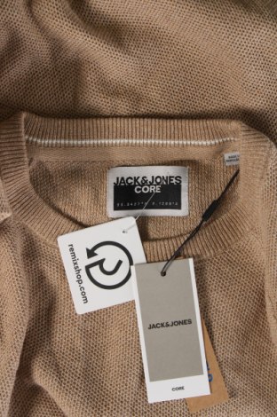 Мъжки пуловер Core By Jack & Jones, Размер L, Цвят Бежов, Цена 43,89 лв.