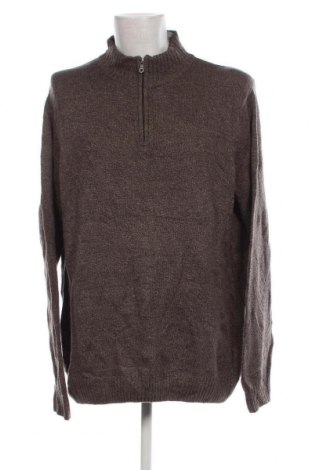Мъжки пуловер Croft & Barrow, Размер XXL, Цвят Кафяв, Цена 17,98 лв.