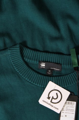 Мъжки пуловер G-Star Raw, Размер M, Цвят Син, Цена 132,60 лв.