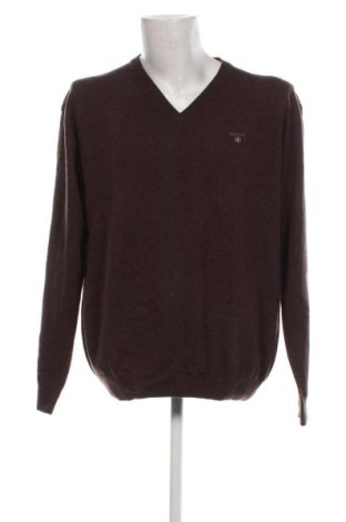 Мъжки пуловер Gant, Размер 3XL, Цвят Кафяв, Цена 86,40 лв.