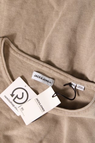 Herrenpullover Jack & Jones, Größe XXL, Farbe Beige, Preis € 17,99