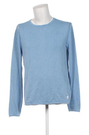 Herrenpullover Jack & Jones, Größe L, Farbe Blau, Preis 29,09 €