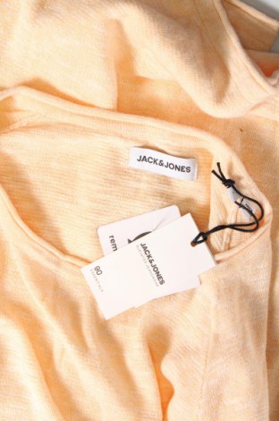 Herrenpullover Jack & Jones, Größe L, Farbe Gelb, Preis 27,56 €