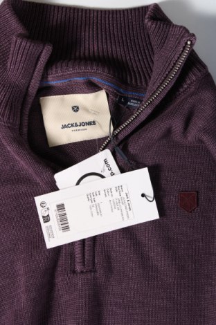 Ανδρικό πουλόβερ Jack & Jones, Μέγεθος L, Χρώμα Βιολετί, Τιμή 25,52 €