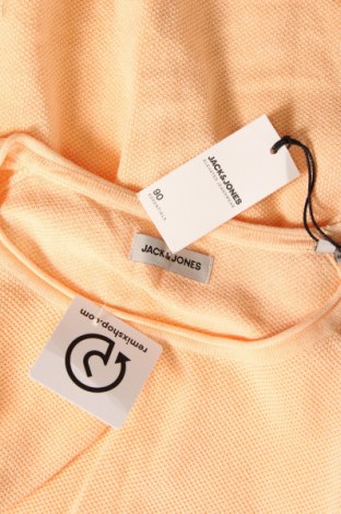 Herrenpullover Jack & Jones, Größe L, Farbe Orange, Preis 29,09 €