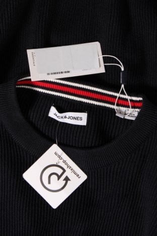 Мъжки пуловер Jack & Jones, Размер L, Цвят Син, Цена 56,43 лв.