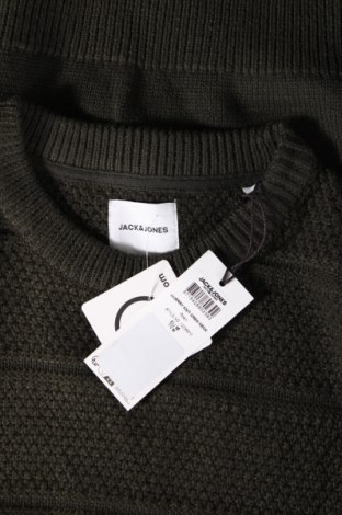 Herrenpullover Jack & Jones, Größe M, Farbe Grün, Preis 27,56 €