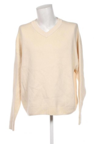 Ανδρικό πουλόβερ Jack & Jones, Μέγεθος L, Χρώμα Εκρού, Τιμή 29,09 €