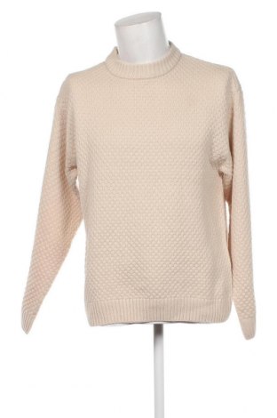 Herrenpullover Jack & Jones, Größe M, Farbe Ecru, Preis € 17,99