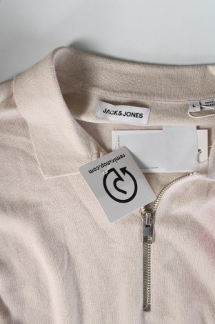 Męski sweter Jack & Jones, Rozmiar L, Kolor Beżowy, Cena 263,88 zł