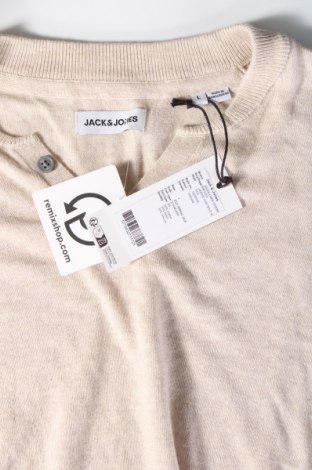 Pánsky sveter  Jack & Jones, Veľkosť L, Farba Kremová, Cena  22,96 €