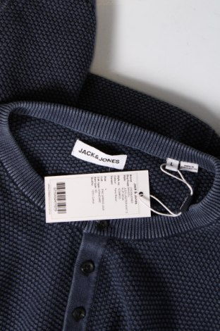 Męski sweter Jack & Jones, Rozmiar L, Kolor Niebieski, Cena 150,41 zł