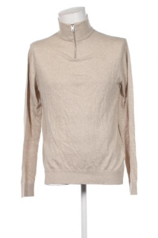 Herrenpullover Jack & Jones, Größe L, Farbe Beige, Preis 17,99 €