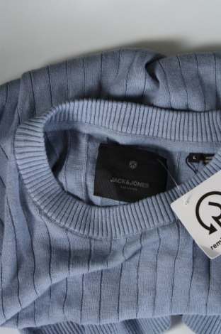 Мъжки пуловер Jack & Jones PREMIUM, Размер L, Цвят Син, Цена 43,89 лв.